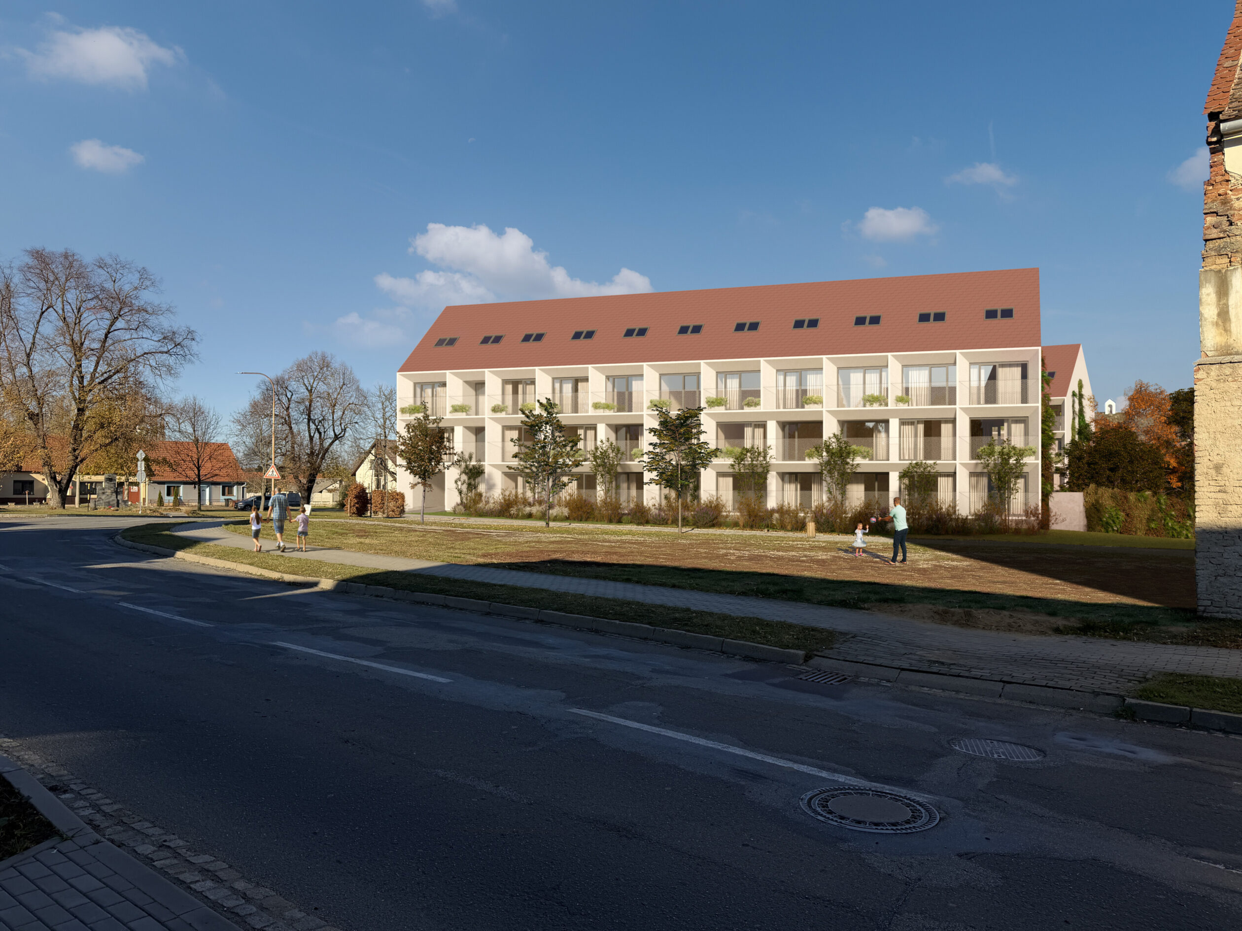 bytový dům hostěradice